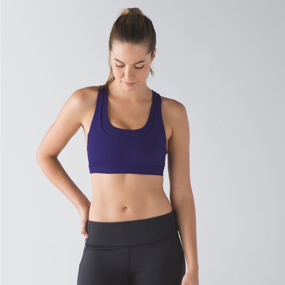 Lululemon Run Stuff Your Bra III (Power Mesh) - Emperor Blue - Picture 2 of 7